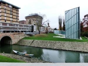 Padova in barca - Daniel Libeskind - Monumento alle Vittime delle Torri Gemelle