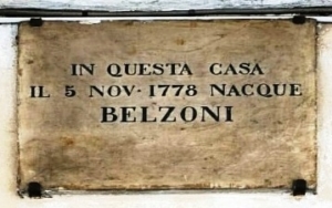 Giovanni Battista Belzoni - Casa natale